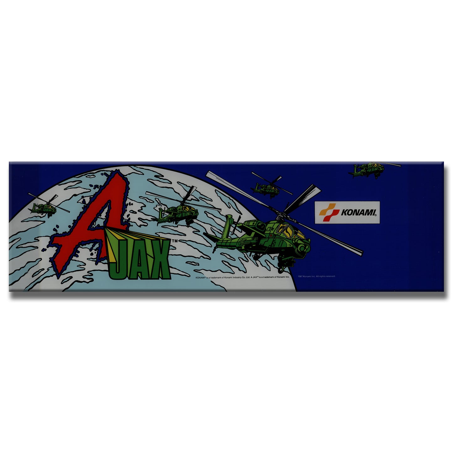 AJAX Arcade Backlit Marquee Insert 26" x 8"