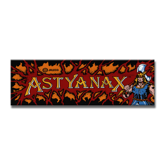 Astyanax Arcade Backlit Marquee Insert 26" x 8"