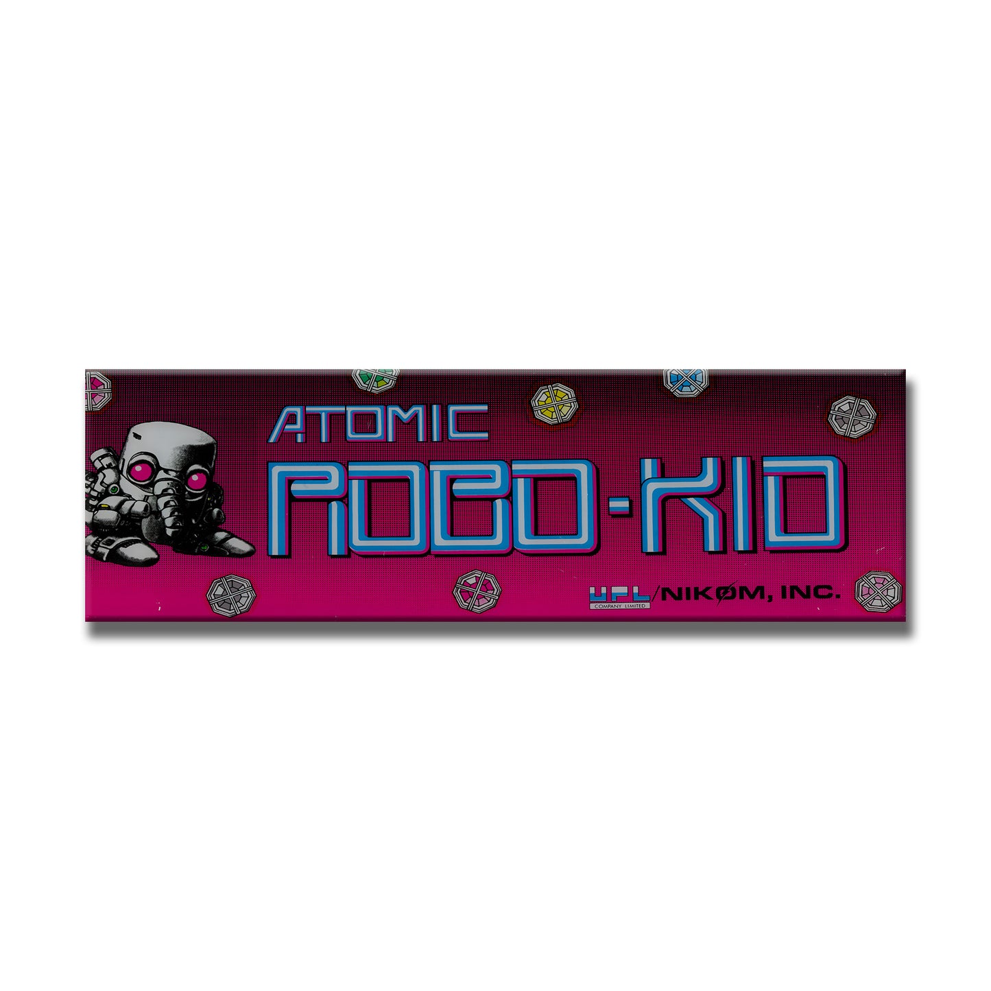 Atomic Robo Kid Arcade Backlit Marquee Insert 26" x 8"