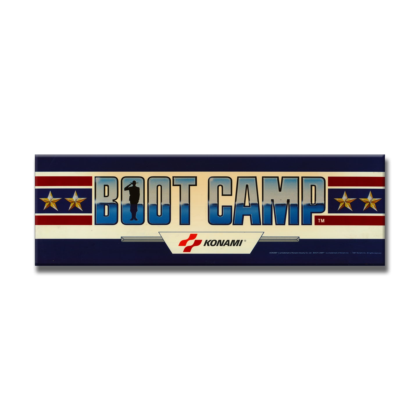 Boot Camp Arcade Backlit Marquee Insert 26" x 8"
