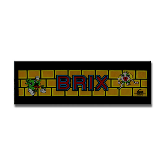 Brix Arcade Backlit Marquee Insert 26" x 8"