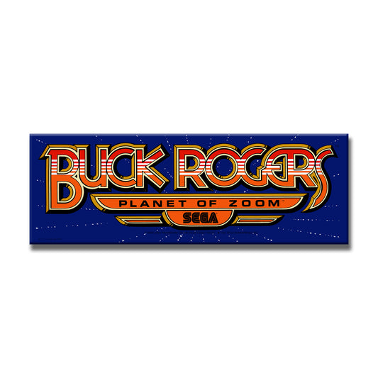 Buck Rogers Arcade Backlit Marquee Insert 26" x 8"
