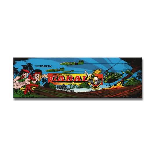 Cabal Arcade Backlit Marquee Insert 26" x 8"