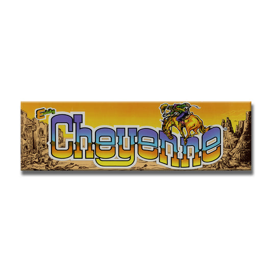 Cheyenne Arcade Backlit Marquee Insert 26" x 8"