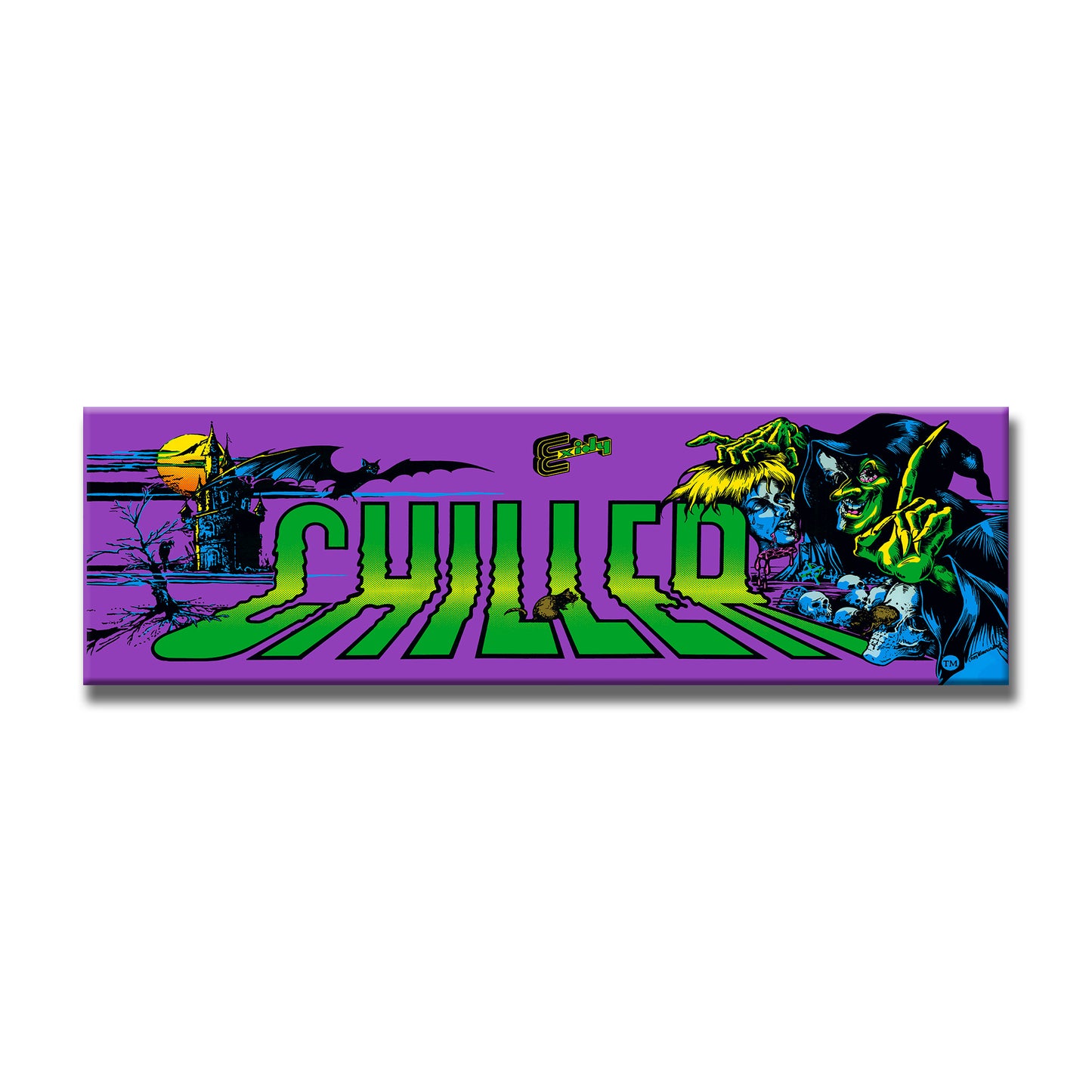 Chiller Arcade Backlit Marquee Insert 26" x 8"