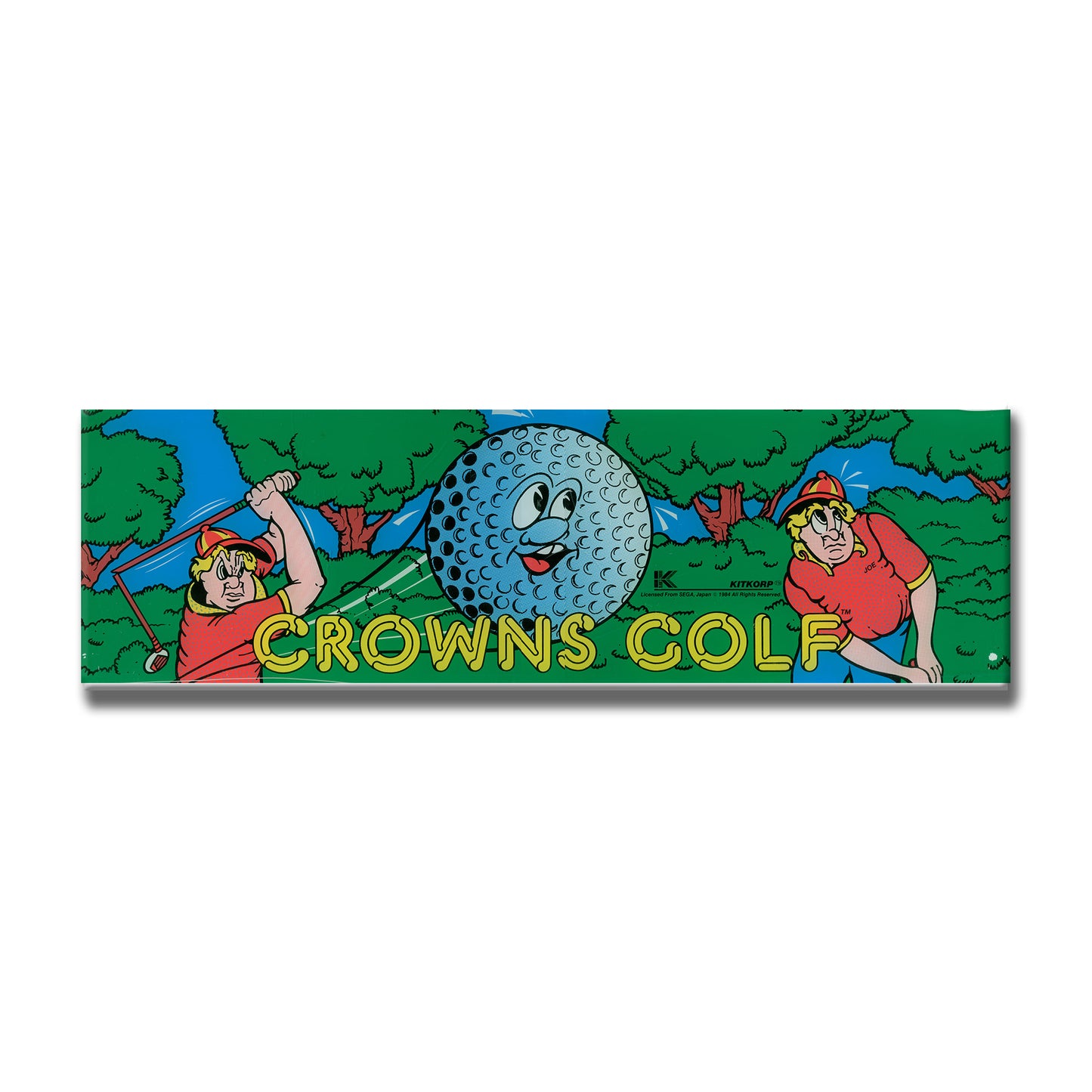 Crowns Golf Arcade Backlit Marquee Insert 26" x 8"