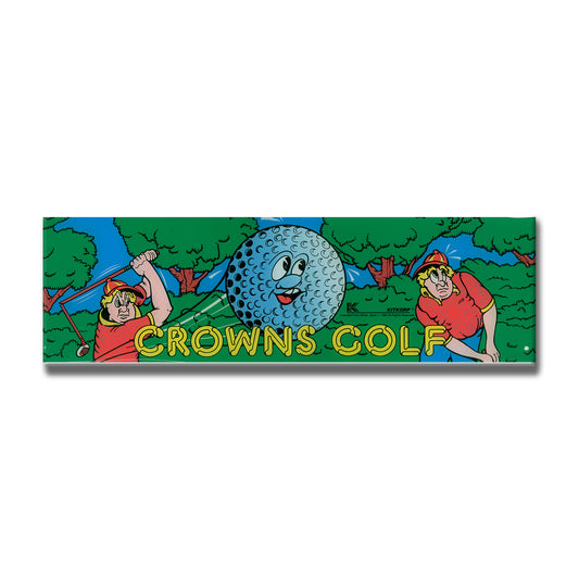 Crowns Golf Arcade Backlit Marquee Insert 26" x 8"