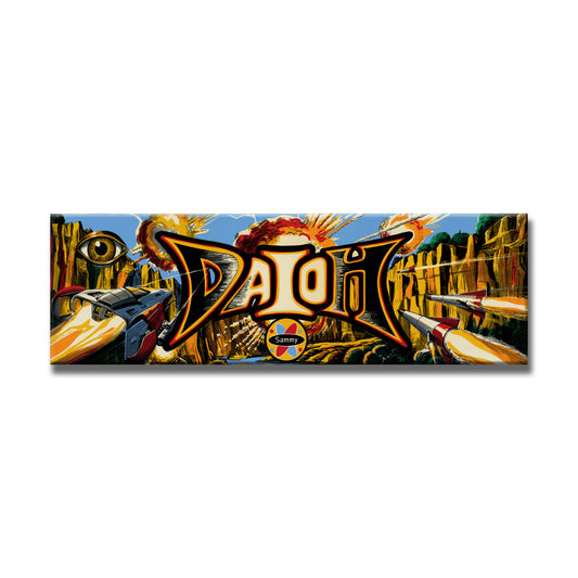Daioh Arcade Backlit Marquee Insert 26" x 8"