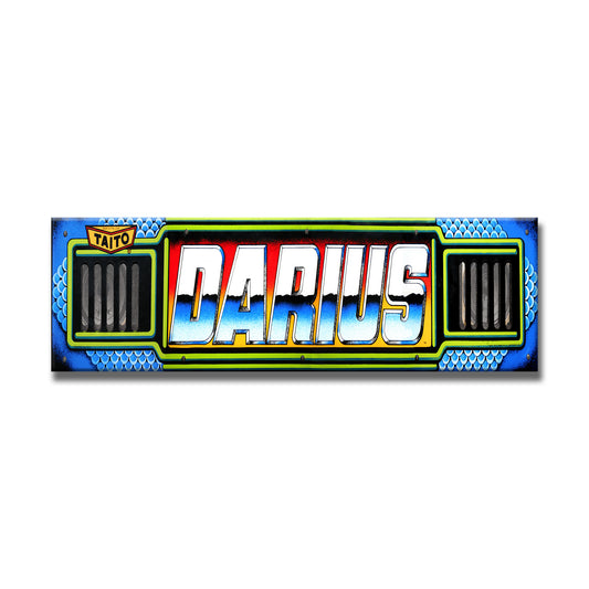 Darius Arcade Backlit Marquee Insert 26" x 8"