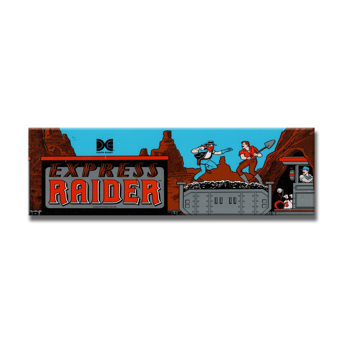Express Raider Arcade Backlit Marquee Insert 26" x 8"