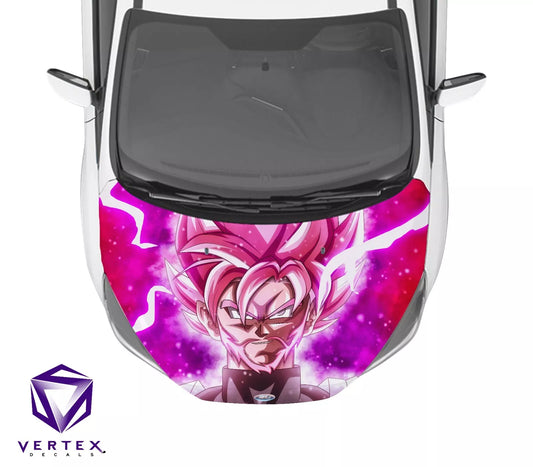 Goku Black Bearded Anime Hood Wrap 65" X 50"
