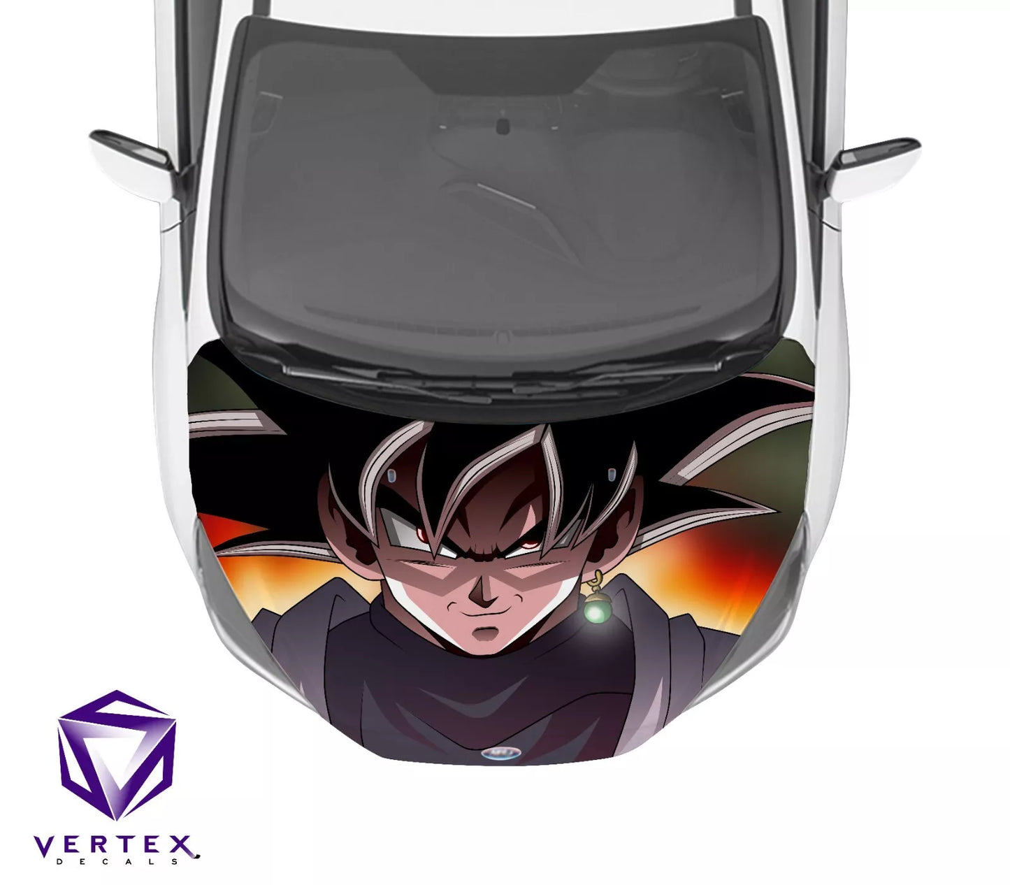 Goku Black Anime Hood Wrap 65" X 50"