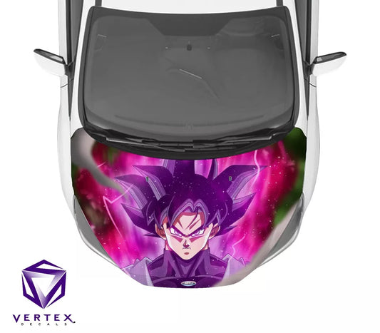 Goku Black Anime Hood Wrap 65 X 50