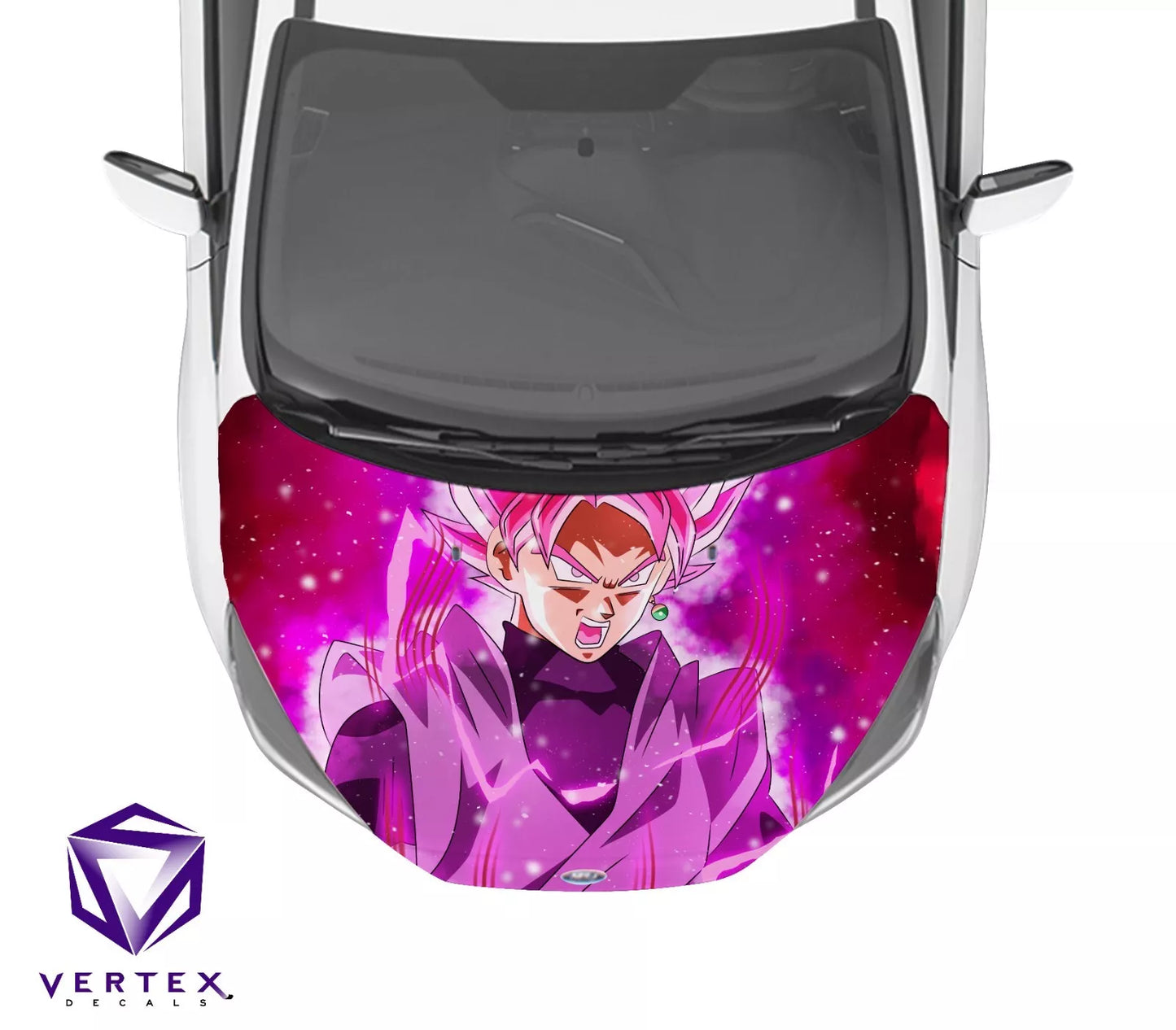 Goku Black SS Rose Anime Hood Wrap 65" X 50"