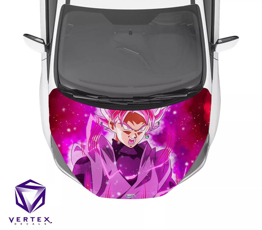 Goku Black SS Rose Anime Hood Wrap 65" X 50"