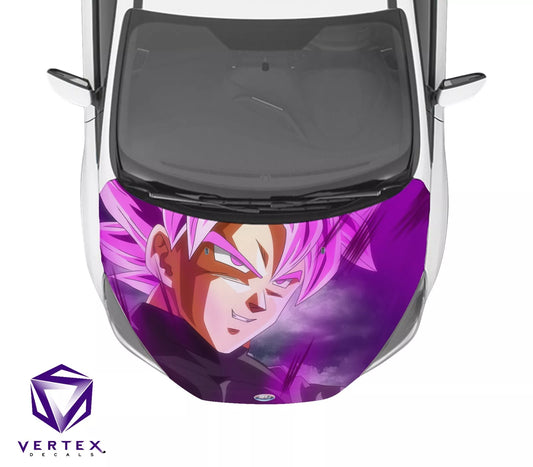 Goku Black SS Rose Anime Hood Wrap 65" X 50"
