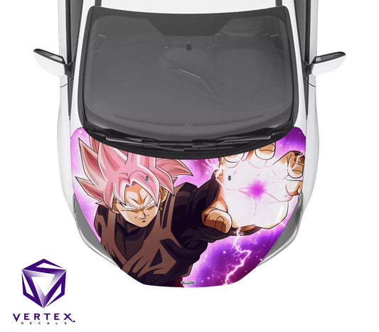 Goku Black Strike Anime Hood Wrap 65" X 50"