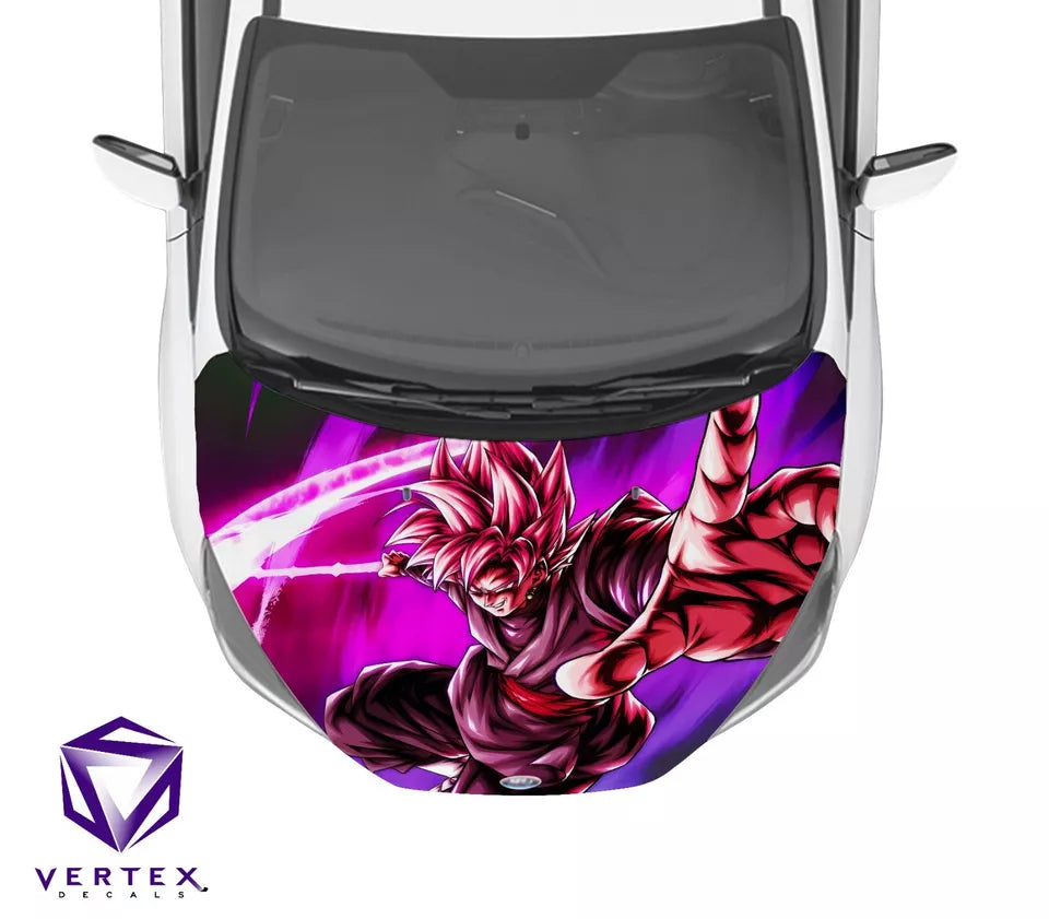 Goku Black SS Rose Anime Hood Wrap 65" X 50"