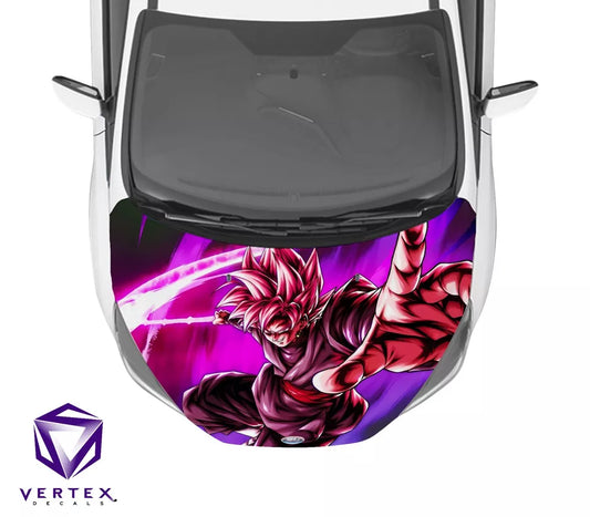 Goku Black SS Rose Anime Hood Wrap 65" X 50"