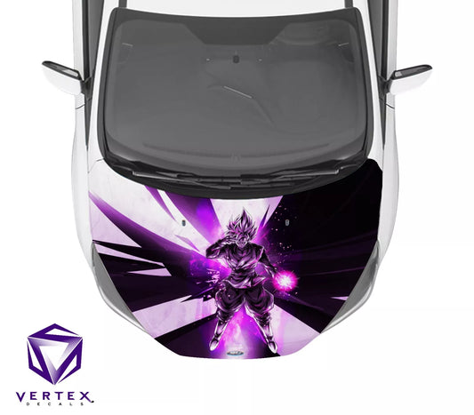 Goku Black SS Rose Anime Hood Wrap 65" X 50"