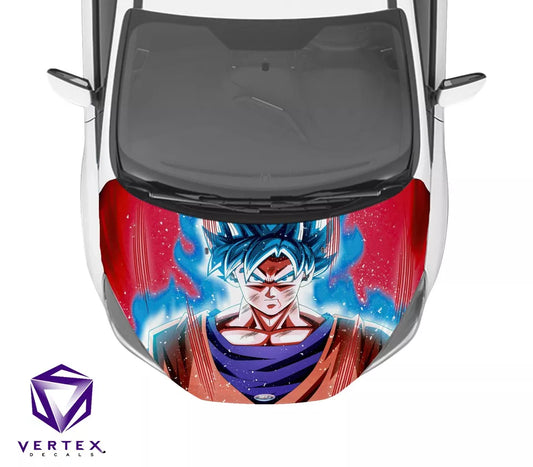 Goku Super Saiyan Blue Anime Hood Wrap 65 X 50