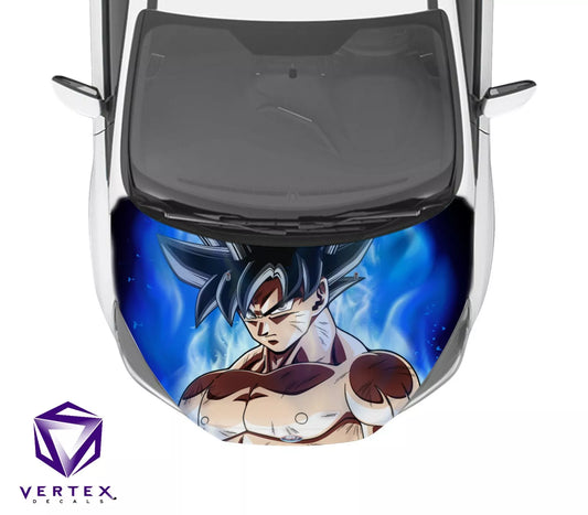 Goku Ultra Instinct Anime Hood Wrap 65" X 50"
