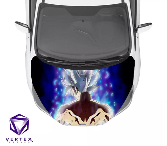 Goku Ultra Instinct Anime Hood Wrap 65" X 50"
