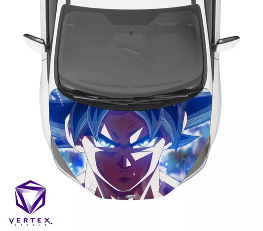 Goku Ultra Instinct Anime Hood Wrap 65" X 50"