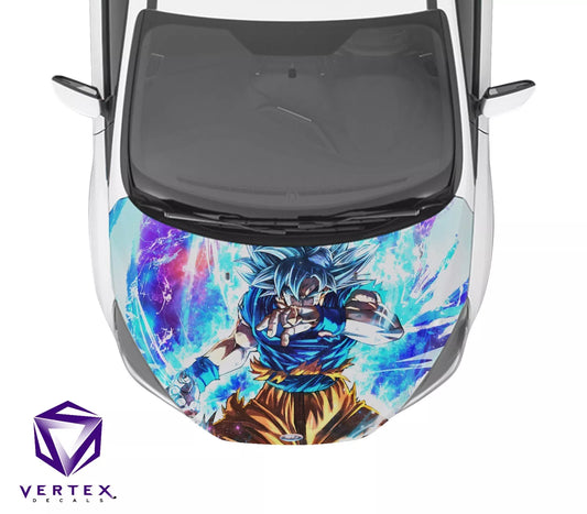 Goku Super Saiyan Blue Anime Hood Wrap 65" X 50"