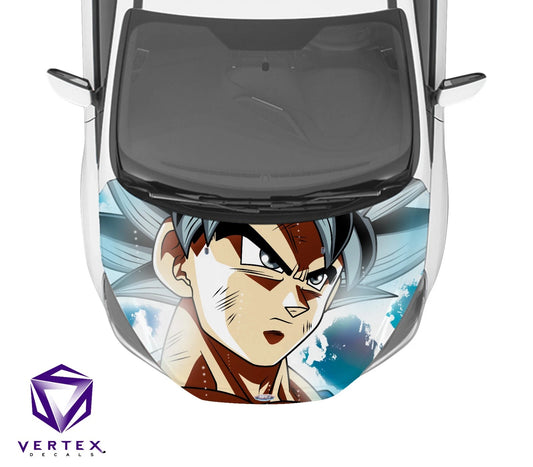 Goku Ultra Instinct Anime Hood Wrap 65" X 50"