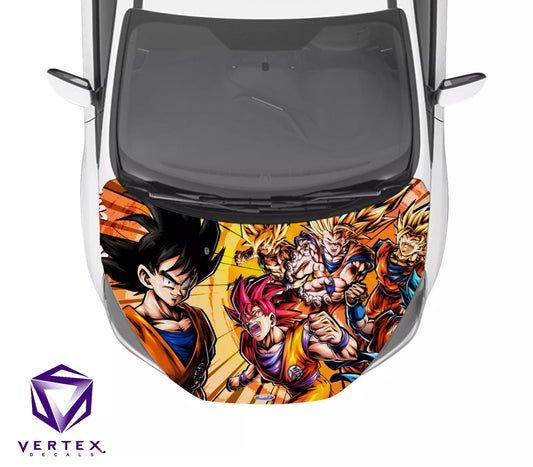Goku Anime Hood Wrap 65 X 50