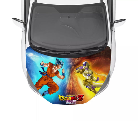 Goku vs. Frieza Hood Wrap 65" X 50"