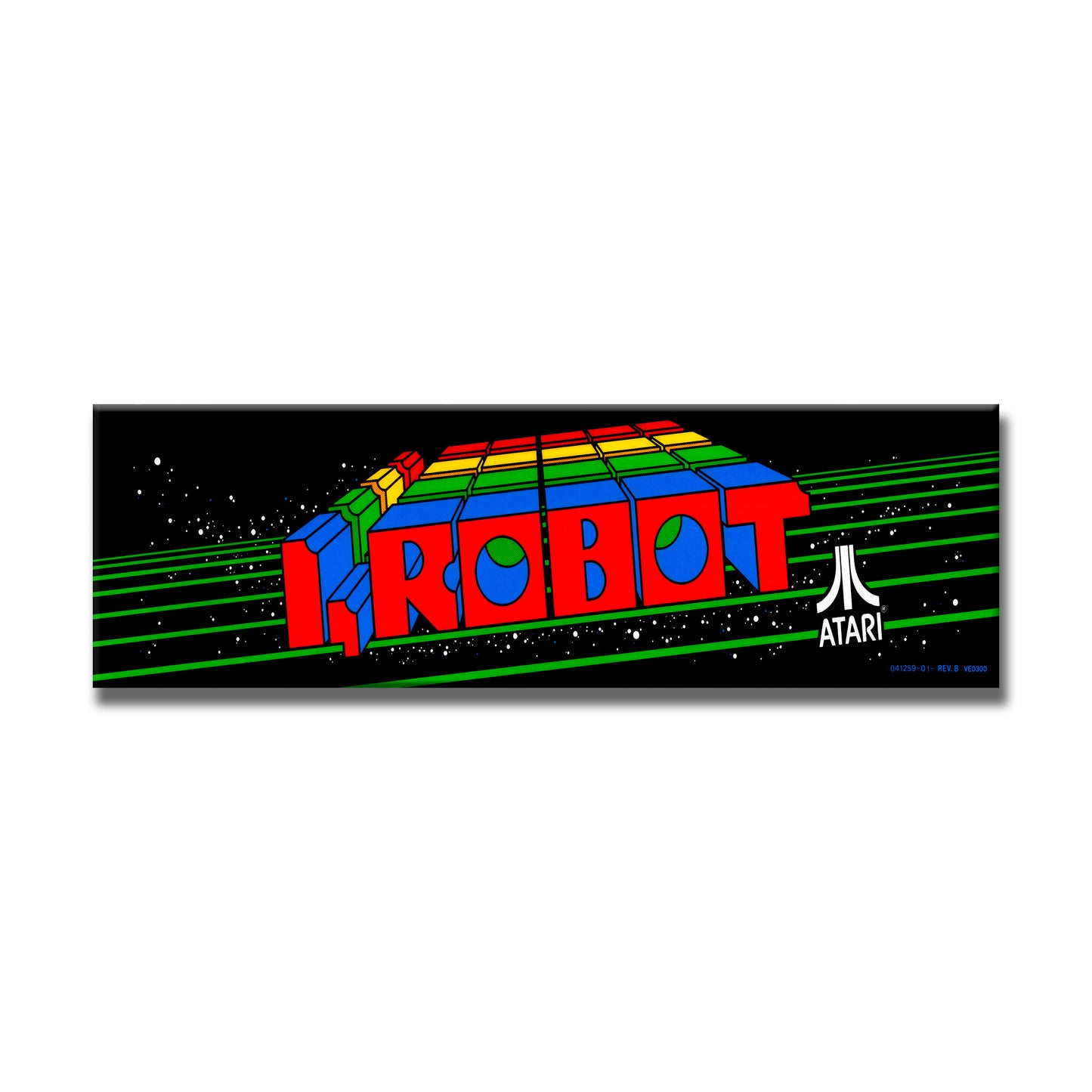 I Robot Arcade Backlit Marquee Insert 26" x 8"