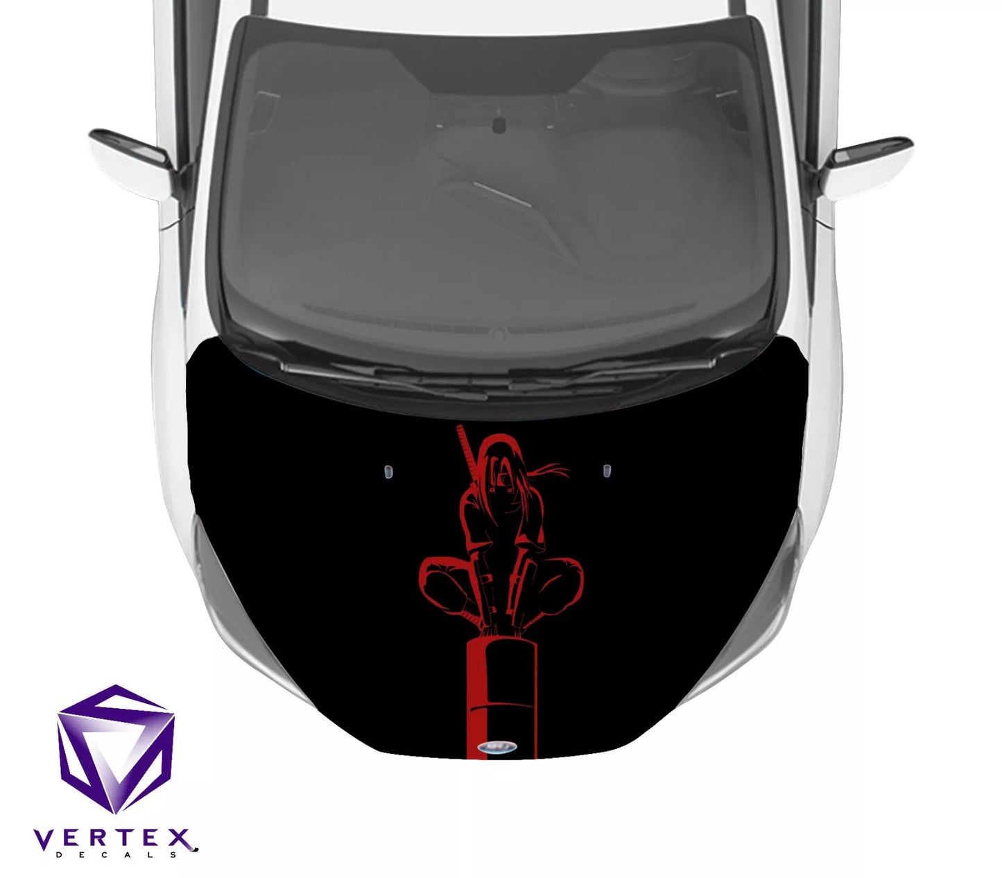Itachi silhouette Anime Hood Wrap 65" X 50"