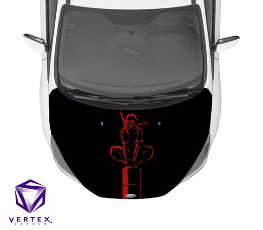 Itachi silhouette Anime Hood Wrap 65" X 50"