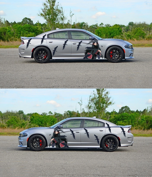 Itachi Uchiha Anime Side Livery Wrap v2