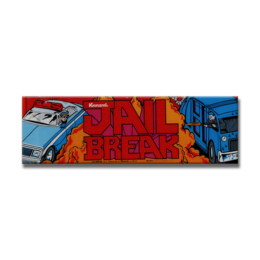 Jail Break Arcade Backlit Marquee Insert 26" x 8"