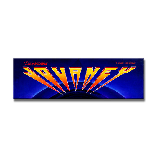 Journey Arcade Backlit Marquee Insert 26" x 8"