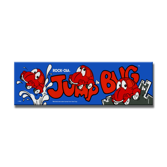 Jump Bug Arcade Backlit Marquee Insert 26" x 8"