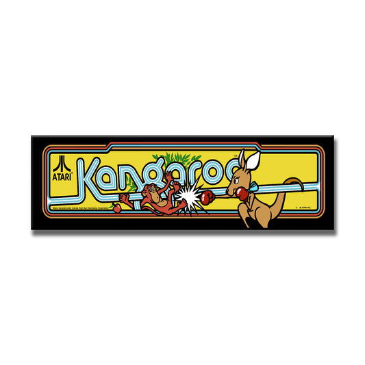 Kangaroo Arcade Backlit Marquee Insert 26" x 8"
