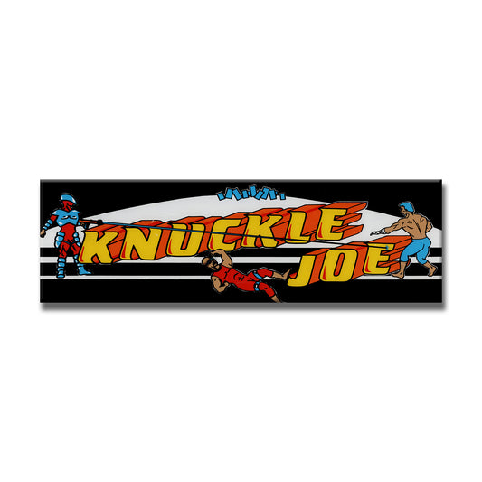 Knuckle Joe Arcade Backlit Marquee Insert 26" x 8"