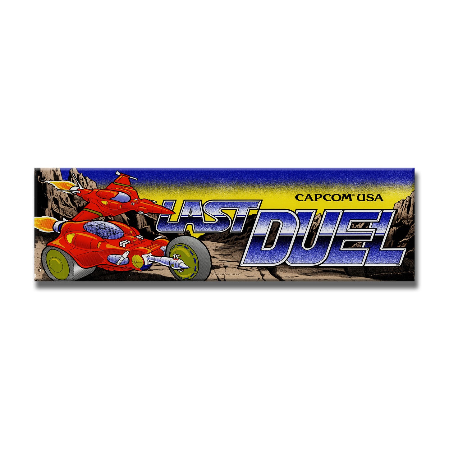 Last Duel Arcade Backlit Marquee Insert 26" x 8"