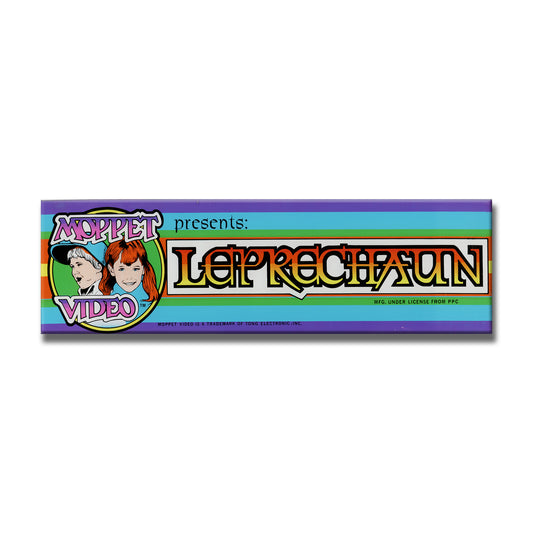 Leprechaun Arcade Backlit Marquee Insert 26" x 8"