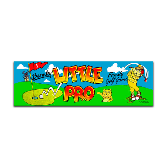 Little Pro Arcade Backlit Marquee Insert 26" x 8"