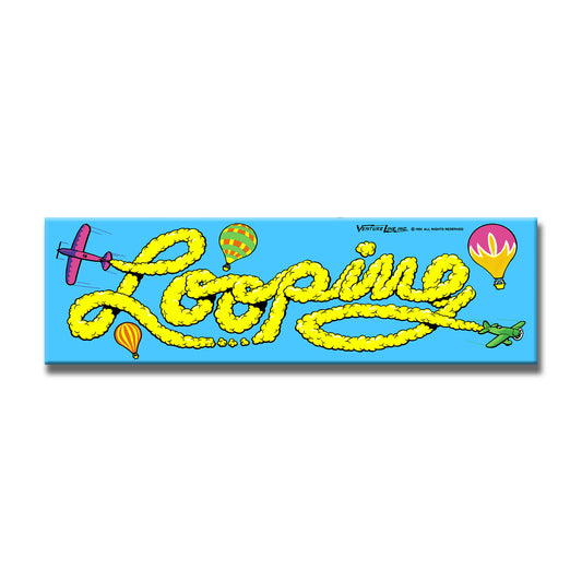 Looping Arcade Backlit Marquee Insert 26" x 8"