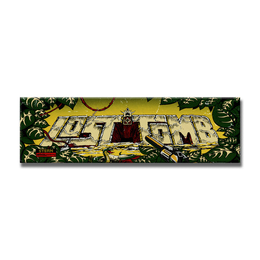 Lost Tomb Arcade Backlit Marquee Insert 26" x 8"