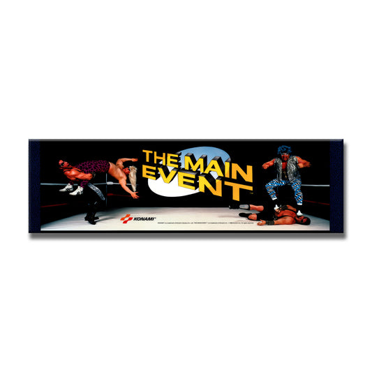 Main Event Arcade Backlit Marquee Insert 26" x 8"