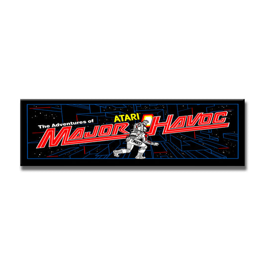 Major Havoc Arcade Backlit Marquee Insert 26" x 8"