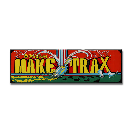 Make Trax Arcade Backlit Marquee Insert 26" x 8"