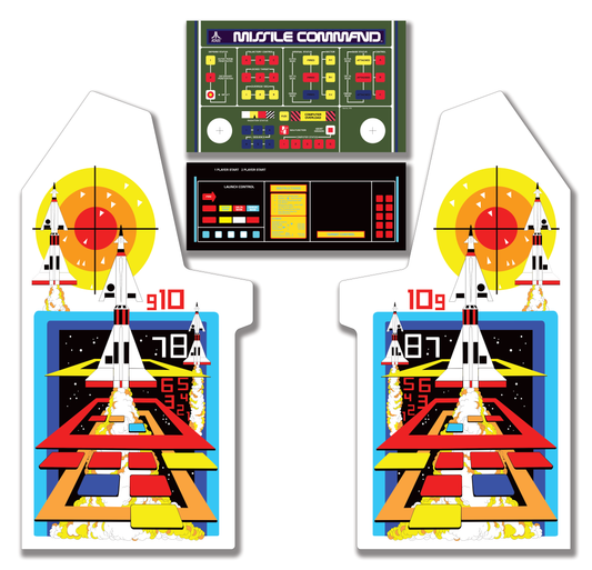 Missile Command Side Art & CPO plus Header